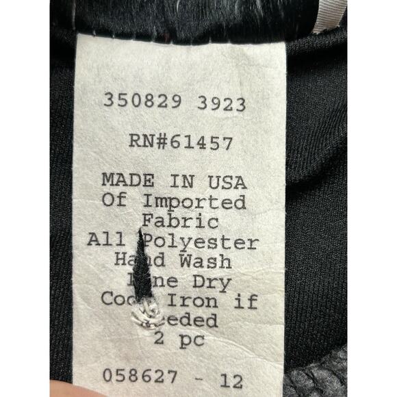 Vintage Anthony Richards Open‎ Front Jacket Womens Size 12 Black Beaded USA - Picture 5 of 7